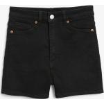 Schwarze Monki Slim Fit Jeans aus Denim für Damen für den für den Sommer 