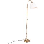 Reduzierte Goldene Antike Qazqa Stehlampen Antik aus Metall höhenverstellbar E27 