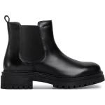 Reduzierte Schwarze Geox Ankle Boots & Klassische Stiefeletten für Damen Größe 39 