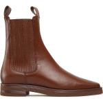 Reduzierte Braune Gino Rossi Ankle Boots & Klassische Stiefeletten für Damen Größe 39 