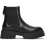 Reduzierte Schwarze HUGO BOSS HUGO Ankle Boots & Klassische Stiefeletten für Damen Größe 41 