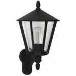 Schwarze Landhausstil Runde Außenwandleuchten & Außenwandlampen aus Acrylglas E27 