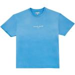 Blaue Vintage Kurzärmelige Guess T-Shirts aus Baumwollmischung für Herren Größe S 