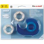 Blaue Fix-O-Moll Klebebandabroller & Klebefilmabroller aus Glas 