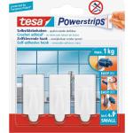 Weiße Tesa Powerstrips Handtuchhaken aus Kunststoff 