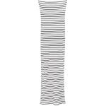 Weiße Ärmellose Pull&Bear Maxi Bandeau-Maxikleider aus Polyester für Damen Größe S 