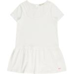 Reduzierte Weiße Bestickte Mexx Midi Kinderkleider aus Jersey Größe 122 