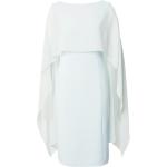 Mintgrüne Unifarbene Apart Midi Chiffon-Abendkleider mit Reißverschluss aus Chiffon für Damen Größe M Große Größen 