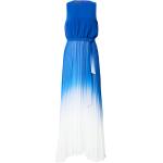 Blaue Ärmellose Apart Maxi Lange Abendkleider mit Reißverschluss für Damen Größe M Große Größen 