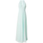 Mintgrüne Unifarbene Ärmellose Maxi Lange Abendkleider mit Reißverschluss für Damen Größe S Große Größen 
