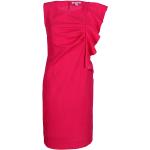 Pinke Ethno Alba Moda Sommerkleider mit Volants aus Kunstfaser für Damen Größe XS für den für den Sommer 