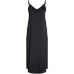 Schwarze Ärmellose JJXX V-Ausschnitt Spaghettiträger-Kleider aus Polyester für Damen Größe XS für den für den Sommer 