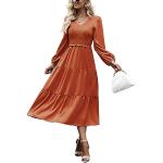 MICKURY 20er Jahre Kleid,One Shoulder Kleid für Frauen sexy ärmelloses  Damen Wickelkleid mit V Ausschnitt Geraffter Taille Abschlussballkleid