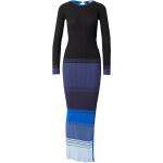 Reduzierte Hellblaue Color Blocking Langärmelige Bandage-Kleider & Bodycon-Kleider aus Jersey enganliegend für Damen Übergrößen 
