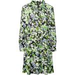 Reduzierte Grüne Blumenmuster Marc Cain Kleider A-Linie aus Polyester maschinenwaschbar für Damen Größe L 