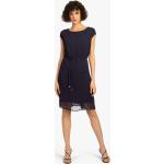Blaue Kurzärmelige Apart Mini Rundhals-Ausschnitt Minikleider & kurze Kleider für Damen Größe 3 XL 