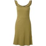 Reduzierte Olivgrüne Ärmellose Pieces Mini Sommerkleider aus Jersey für Damen Größe S für den für den Sommer 