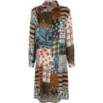Kleid mit exclusivem allover Print AMY VERMONT Taupe/Multicolor