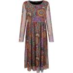 Kleid mit vielfarbigem Kreise Print AMY VERMONT Gelb/Lila