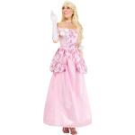 Rosa Buttinette Schulterfreie Prinzessin-Kostüme aus Satin für Damen Größe M 