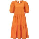 Reduzierte Orange Ethno Reken Maar Midikleider & knielange Kleider aus Kunstfaser für Damen Größe XS 