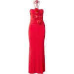 Reduzierte Rote Ärmellose Nasty Gal Maxi Lange Abendkleider mit Reißverschluss aus Polyester enganliegend für Damen Größe XS Große Größen 