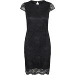 Schwarze Vero Moda Tall Mini Kurze Abendkleider aus Spitze für Damen Größe S Große Größen 