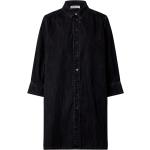 Schwarze EDITED Mini Minikleider & kurze Kleider aus Denim für Damen Größe XS Große Größen 