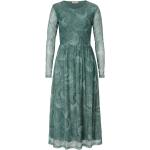Tannengrüne Elegante Langärmelige Sienna Winterkleider aus Kunstfaser für Damen für den für den Winter 