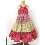 Kinderrüschenkleider mit Rüschen aus Baumwolle für Mädchen für den für den Sommer 