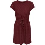 Reduzierte Braune Bestickte ONLY Mini Minikleider & kurze Kleider aus Polyester für Damen Größe XS Große Größen 