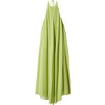 Reduzierte Unifarbene Ärmellose Mango Maxi Neckholderkleider aus Polyester für Damen Größe S 