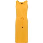 Reduzierte Gelbe Unifarbene Zero Mini Minikleider & kurze Kleider mit Rüschen aus Jersey enganliegend für Damen Größe S für den für den Frühling 