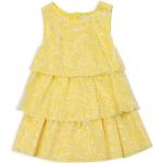 Reduzierte Gelbe Kinderkleider mit Pailletten mit Reißverschluss aus Baumwolle für Mädchen Größe 134 für den für den Winter 