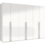 Silberne Moderne Kleiderschränke Hochglanz aus MDF Breite 250-300cm, Höhe 300-350cm, Tiefe 50-100cm 
