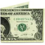 Klein & More Mighty Wallet half dollar