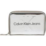 Reduzierte Silberne Calvin Klein Jeans Damenportemonnaies & Damenwallets klein 