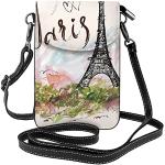 Elegante Mädchenportemonnaies & Mädchenwallets mit Eiffelturm-Motiv mit Reißverschluss klein 