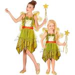Grüne Waldelfenkostüme & Waldfeenkostüme aus Polyester für Kinder Größe 140 