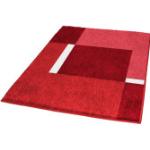 Rote Kleine Wolke Dakota Rechteckige Badteppiche aus Textil 