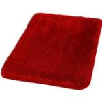 Rote Kleine Wolke Relax Rechteckige Badteppiche aus Textil trocknergeeignet 
