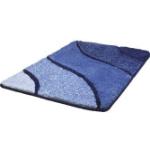 Blaue Kleine Wolke Rechteckige Badteppiche aus Textil 