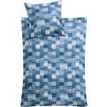 Blaue Karo Kleine Wolke Bettwäsche Sets & Bettwäsche Garnituren aus Mako-Satin trocknergeeignet 135x200 