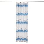 Reduzierte Blaue Maritime Kleine Wolke Seaside Duschvorhänge mit Tiermotiv aus Textil 120x200 