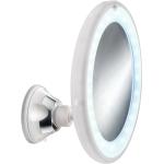 Silberne Kleine Wolke Runde Schminkspiegel & Kosmetikspiegel LED beleuchtet 3-teilig 