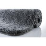 Anthrazitfarbene Unifarbene Kleine Wolke Relax WC-Vorleger aus Textil schnelltrocknend 