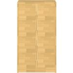 Pickawood Apothekerschränke lackiert aus Massivholz mit Schublade Breite 100-150cm, Höhe 100-150cm, Tiefe 0-50cm 