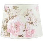 Rosa Blumenmuster Vintage licht-erlebnisse Lampenschirme für Tischlampen aus Stoff 