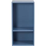 Blaue Moderne Doncosmo Rechteckige Bücherregale lackiert aus MDF Breite 50-100cm, Höhe 0-50cm, Tiefe 0-50cm 