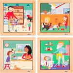 12 Teile Baby Puzzles 